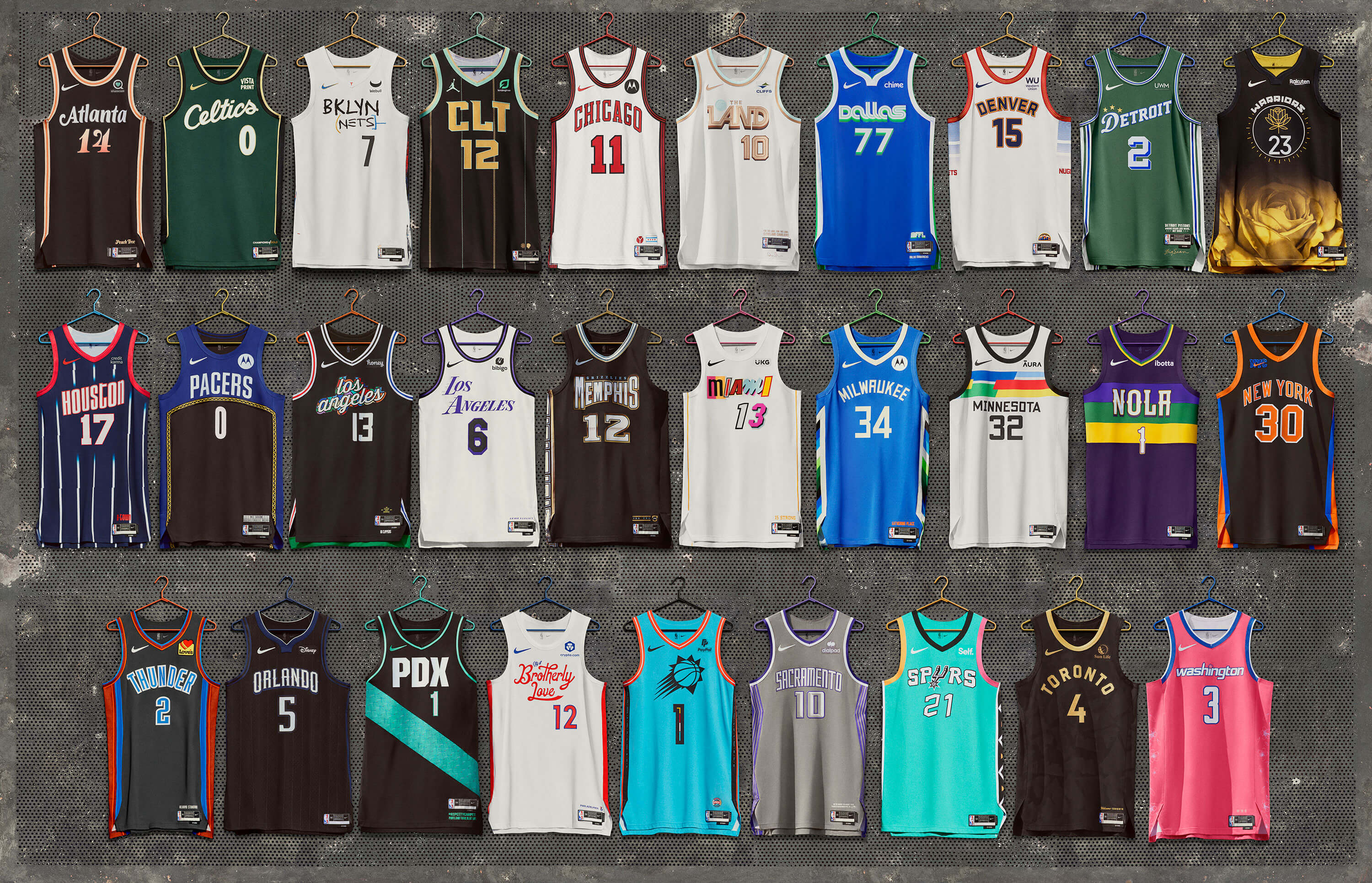 Nike NBA Team Uniforms