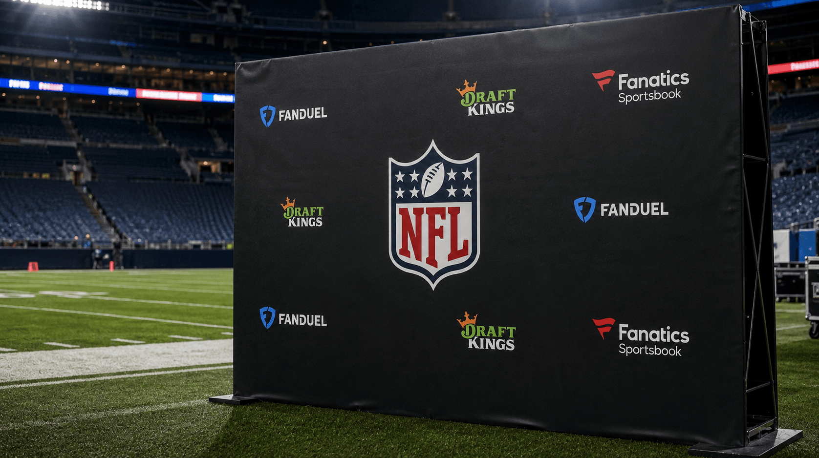 NFL sportsbook partners FanDuel, DraftKings and Fanatics for the 2026 season