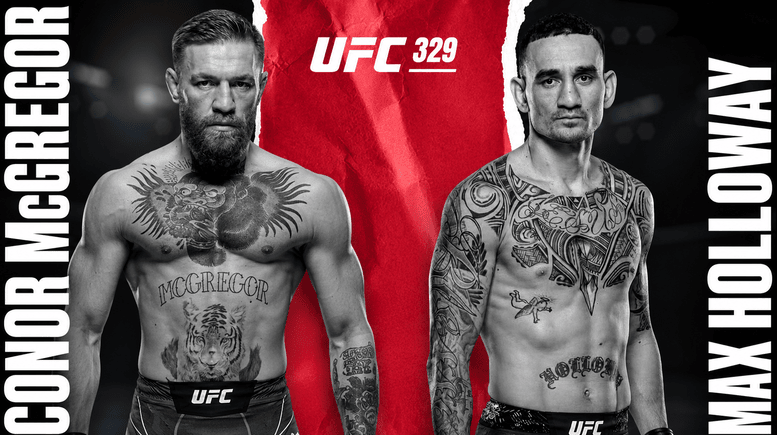Conor McGregor vs Max Holloway 2 ahead of the UFC 329 main event